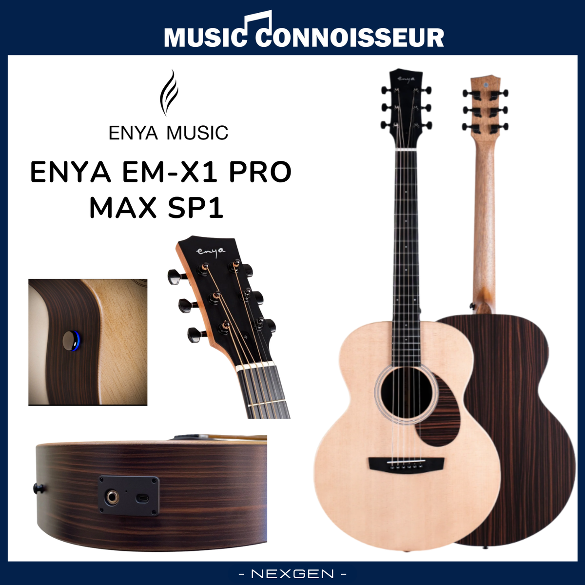 ENYA EM-X1 PRO MAX SP1 Acoustic Guitar
