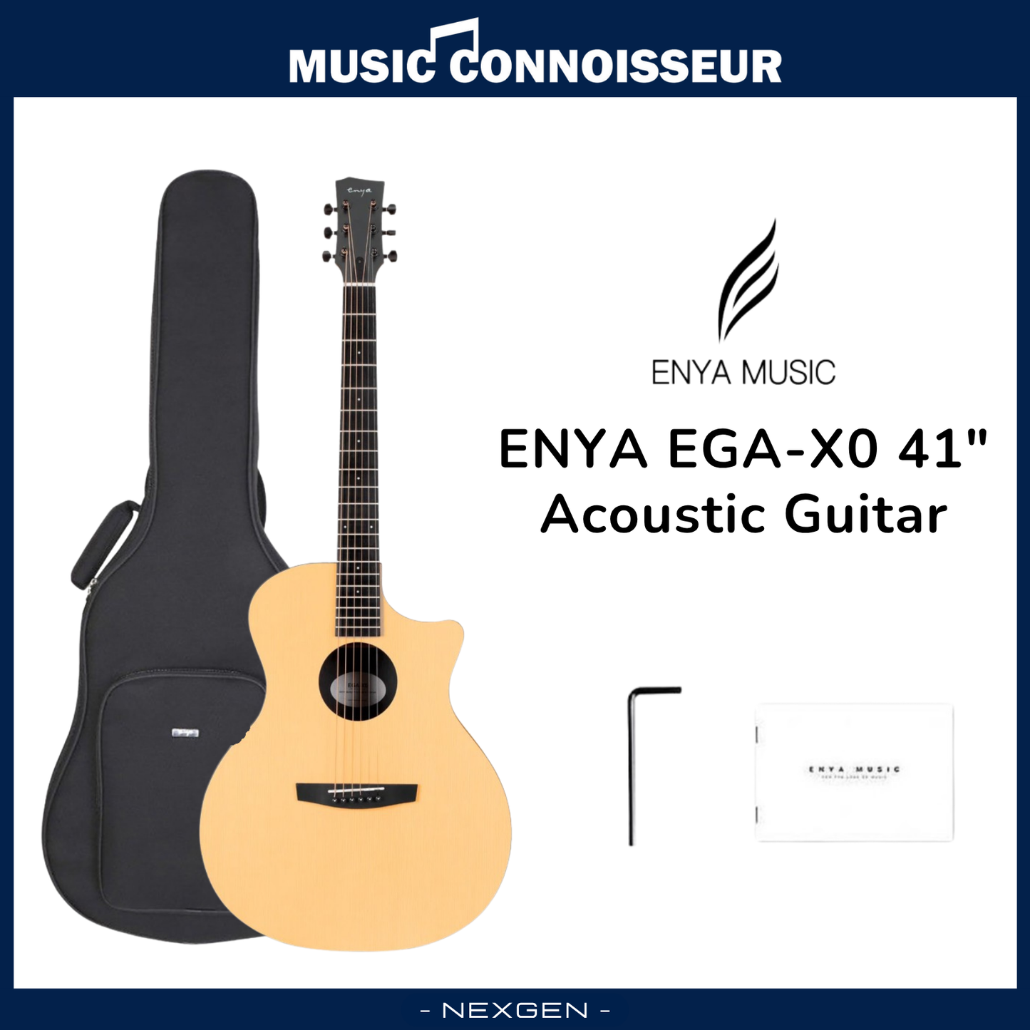 ENYA EGA-X0 41" Acoustic Guitar