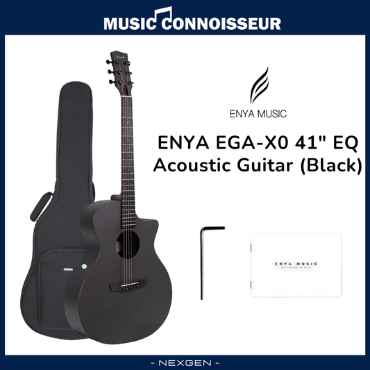 ENYA EGA-X0 41" EQ Acoustic Guitar (Black)
