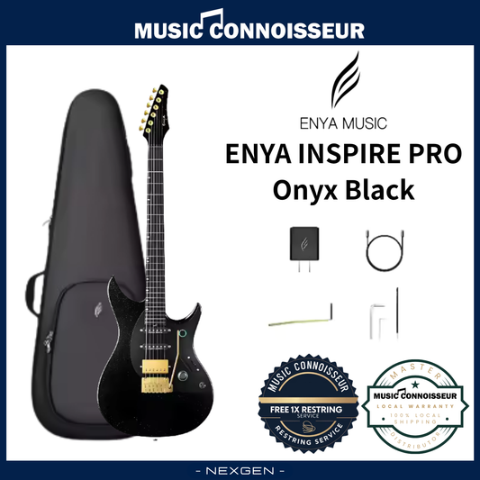 ENYA Inspire Pro Smart Electric Guitar (Onyx Black)
