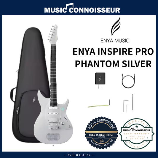 ENYA Inspire Pro Smart Electric Guitar (Phantom Silver)