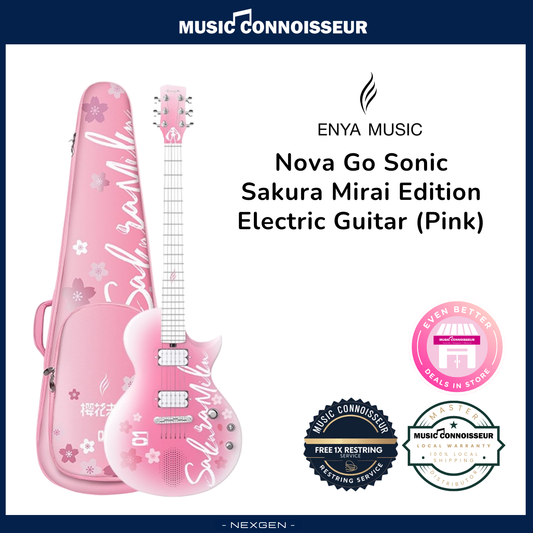 ENYA NOVA GO Sonic Sakura Mirai Edition Electric Guitar (Pink)