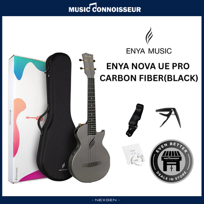 ENYA NOVA UE PRO Carbon Ukulele (Black)