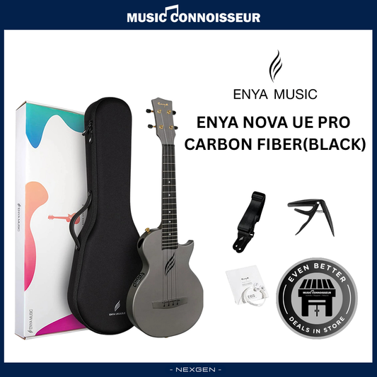 ENYA NOVA UE PRO Carbon Ukulele (Black)