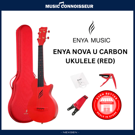 ENYA NOVA U Carbon Ukulele (Red)