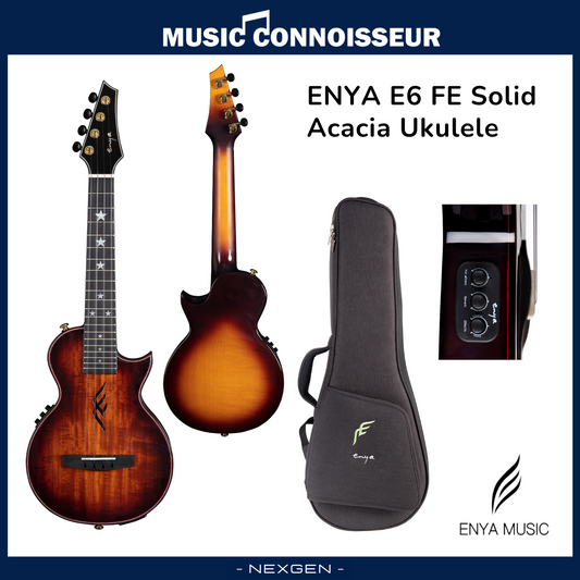 ENYA E6 FE Solid Acacia Ukulele