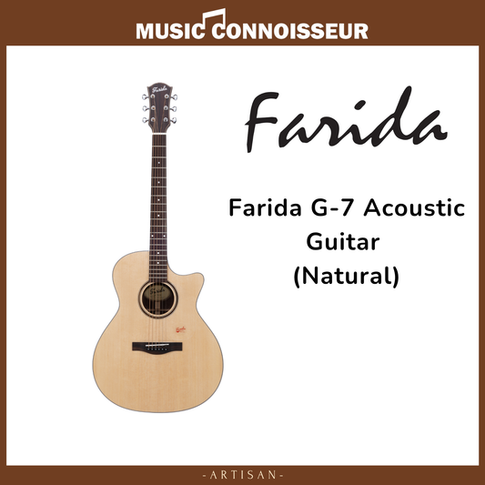 Farida G-7 Acoustic Guitar (Natural)