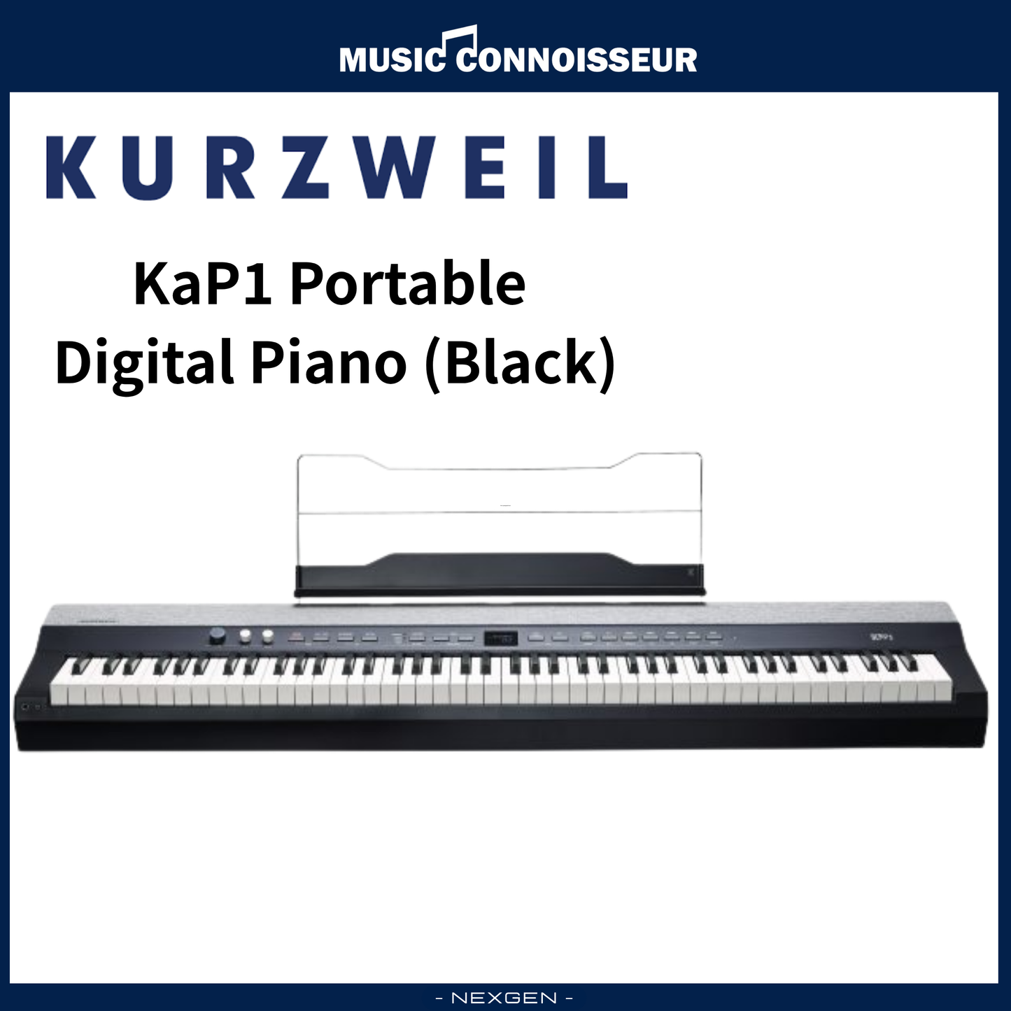 Kurzweil KaP1 Portable Digital Piano (Black)