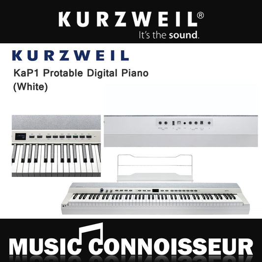 Kurzweil KaP1 Portable Digital Piano (White)