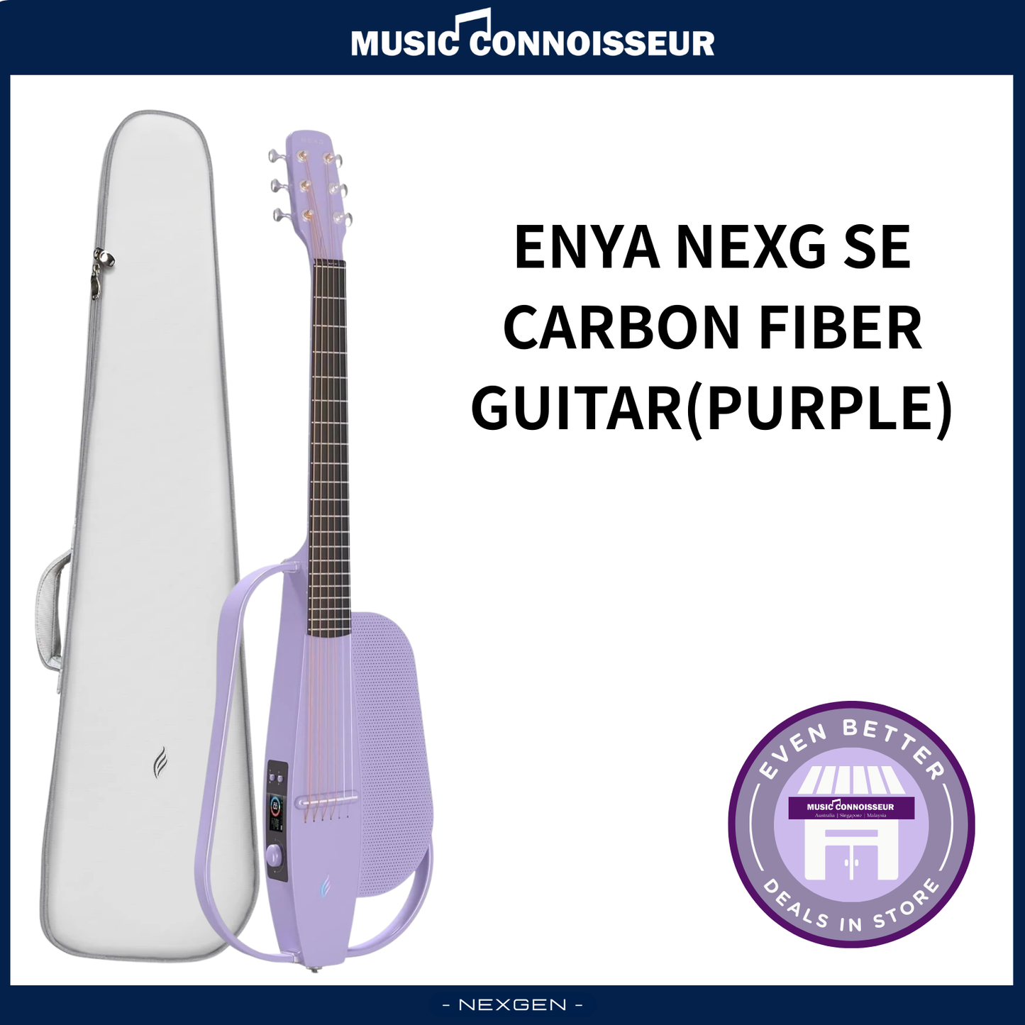 ENYA NEXG SE Carbon Fiber Guitar (Purple)