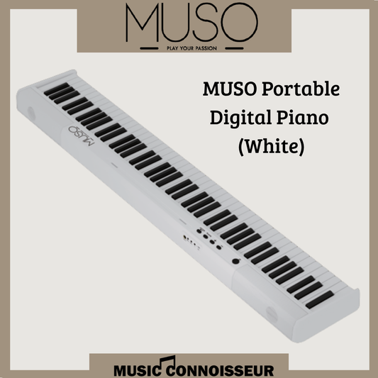 MUSO Portable Digital Piano (White)