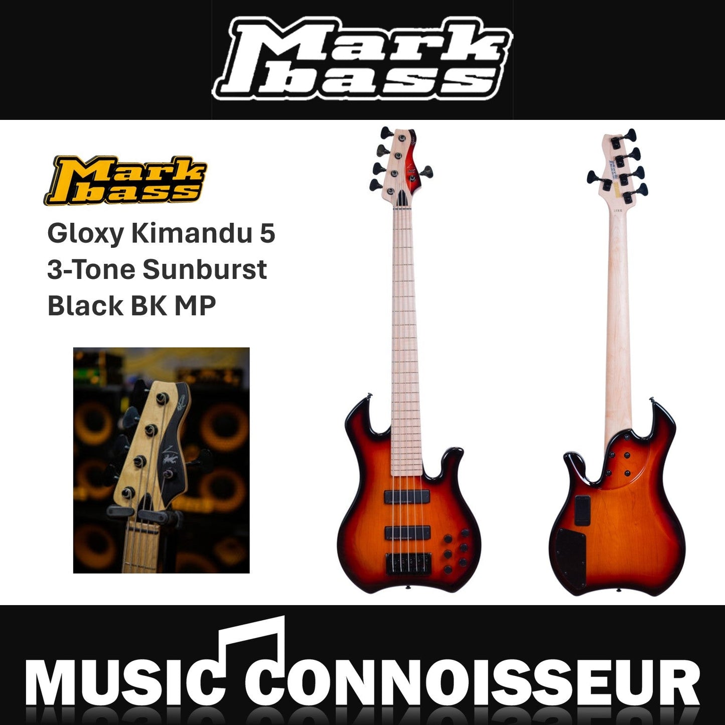 MarkBass Gloxy Kimandu 5 3-Tone Sunburst BK MP