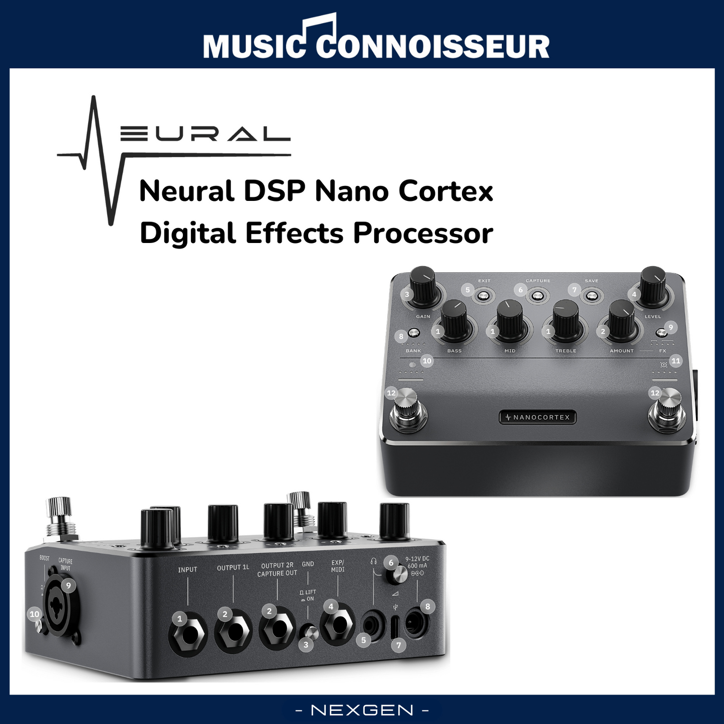 Neural DSP Nano Cortex Digital Effects Processor