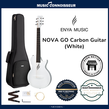 ENYA NOVA GO Carbon Guitar (White)