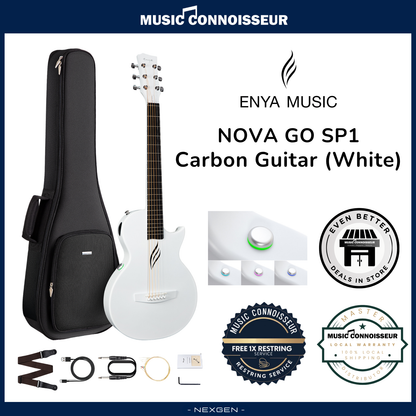 ENYA NOVA GO SP1 Carbon Guitar (White)