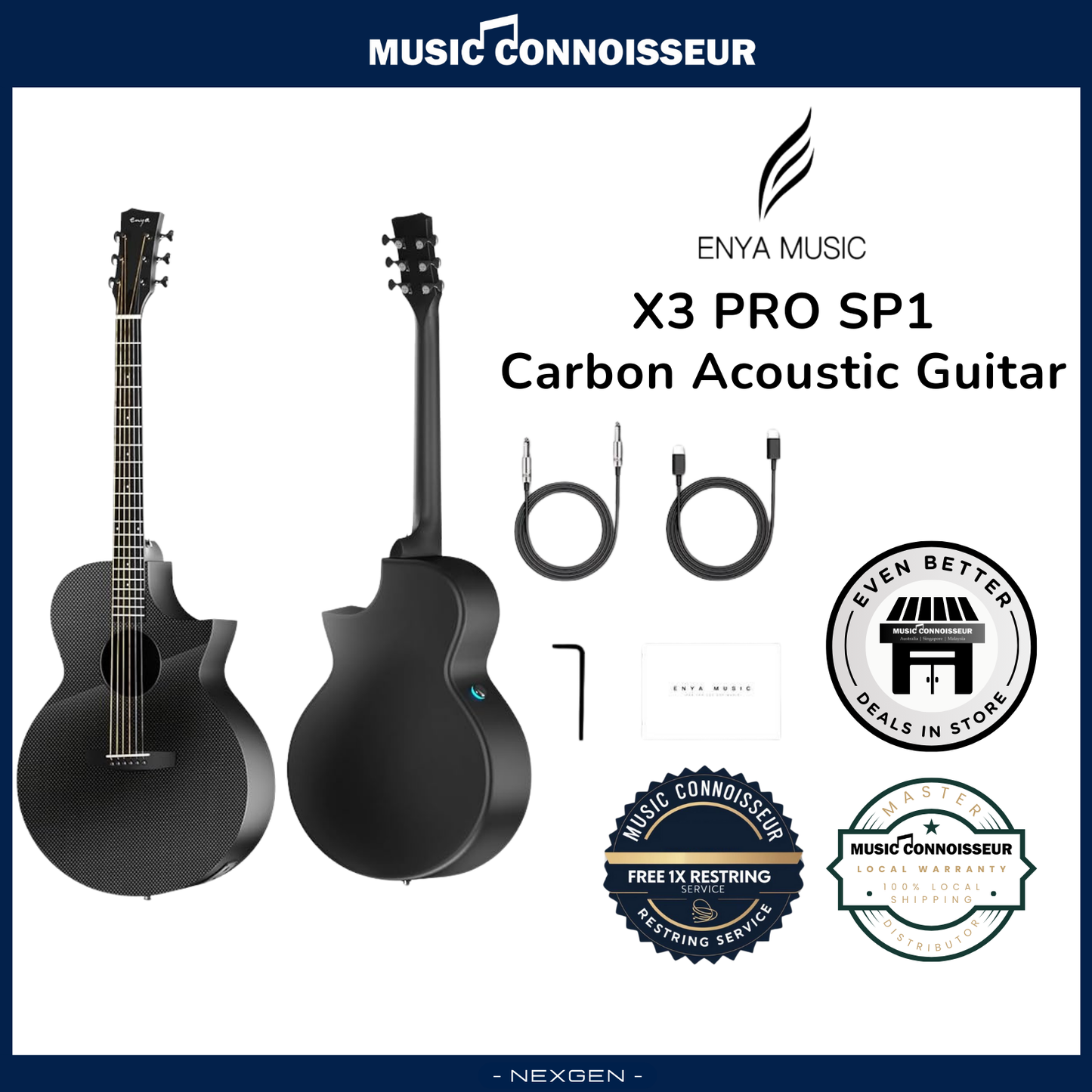 ENYA X3 PRO Carbon Acoustic Guitar