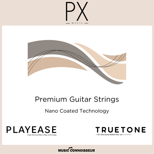 PX Premium Nano Coated Acoustic Guitar Strings 12-53