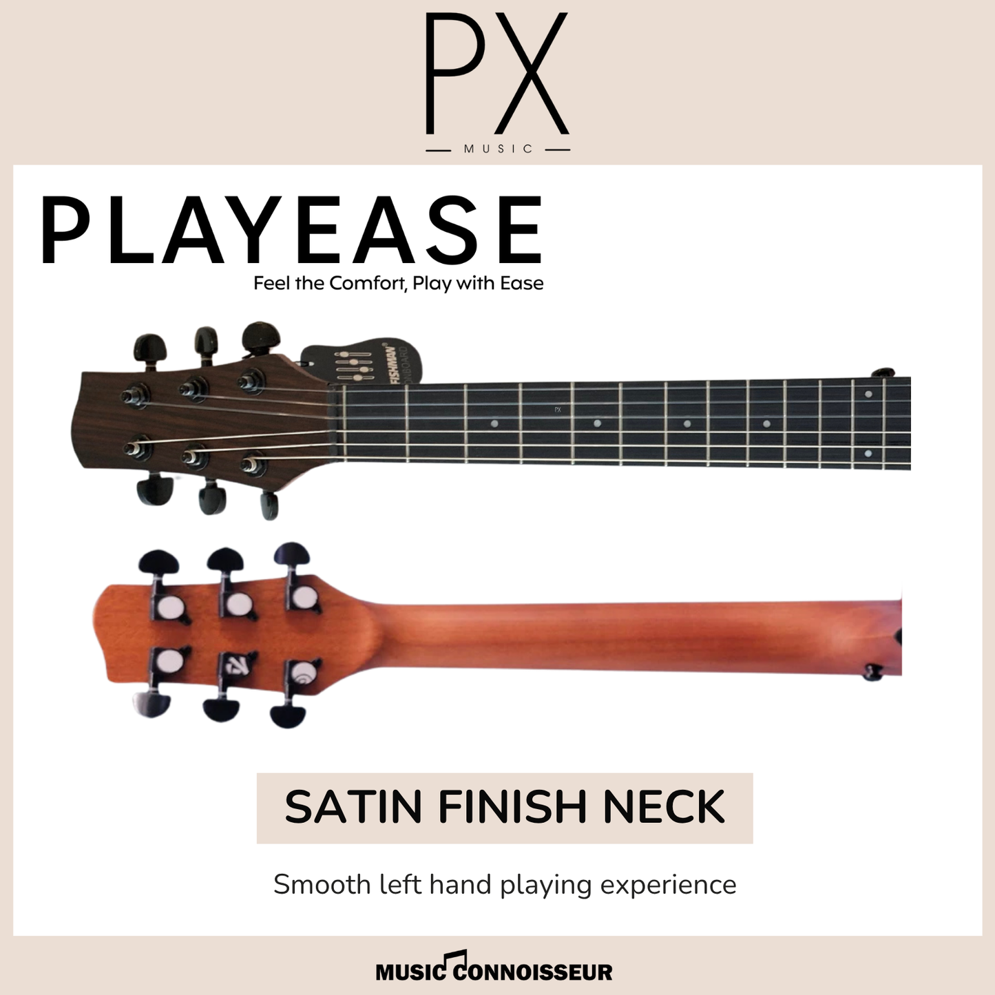 PX Allegro 36" Classical Guitar w/ Pickup (Natural)