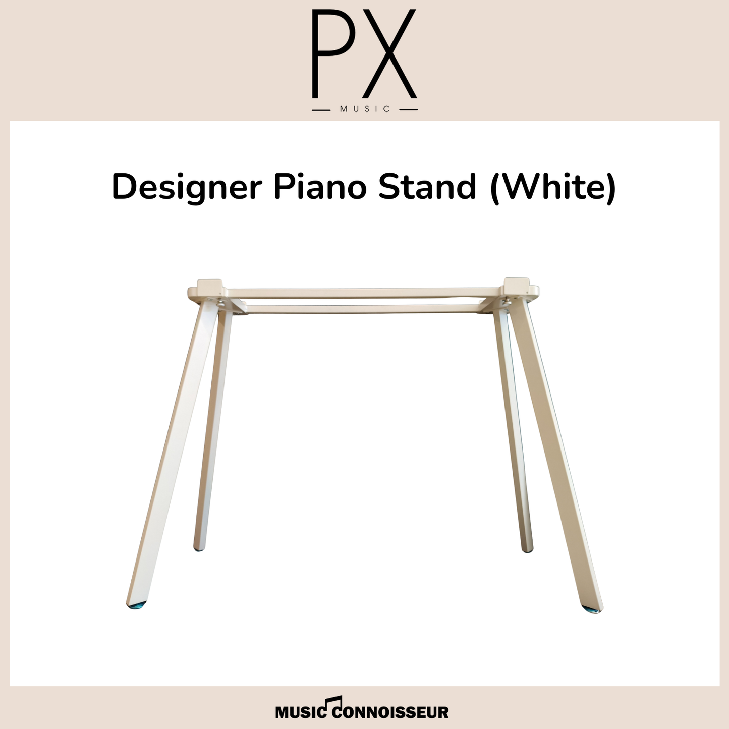PX Designer Piano Stand (White)