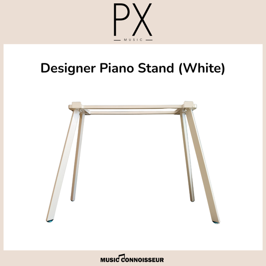 PX Designer Piano Stand (White)