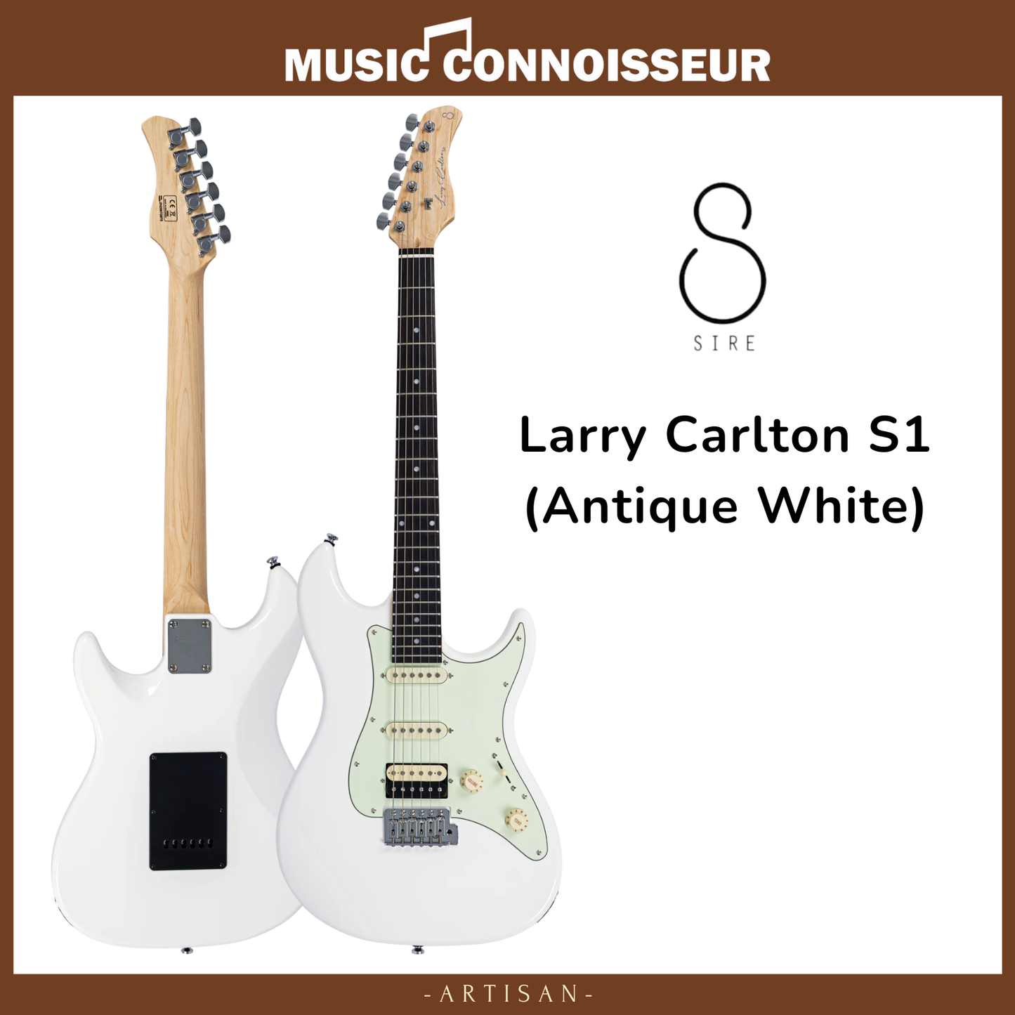 Sire Larry Carlton S1 Electric Guitar (Antique White)