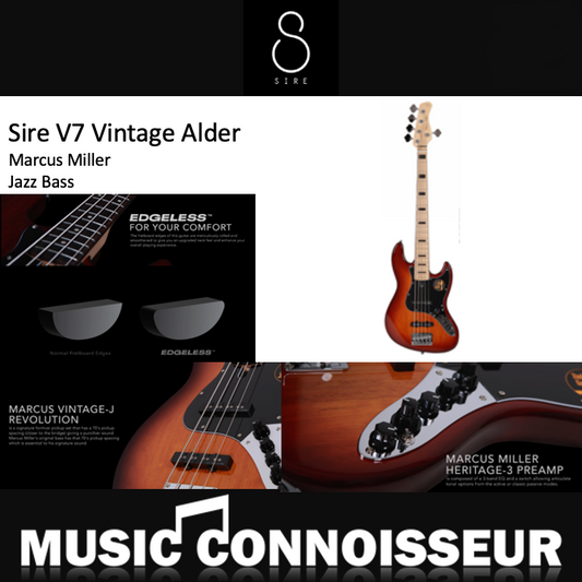 Sire Marcus Miller V7 Vintage Alder 5 Strings Bass (2nd Gen - Tobacco Sunburst)