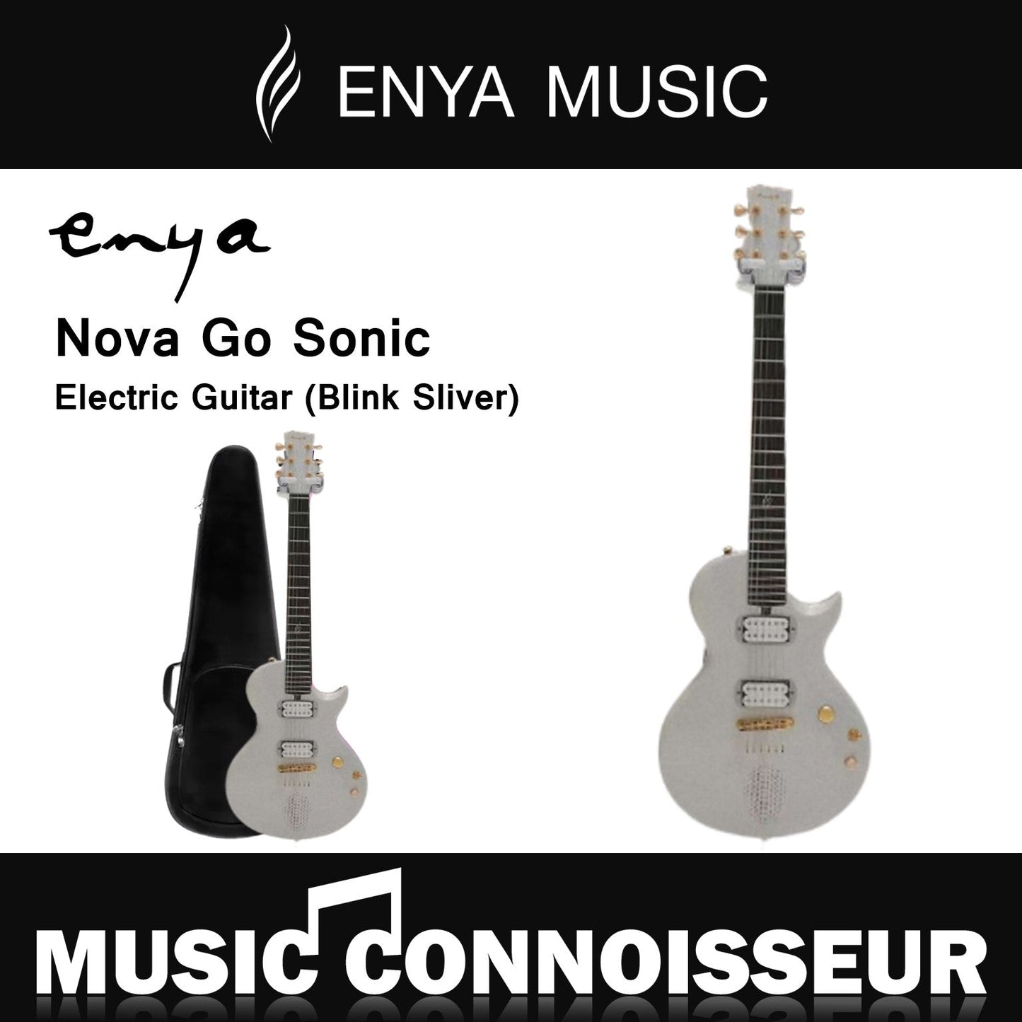 ENYA NOVA GO Sonic Electric Guitar (Blink Silver)