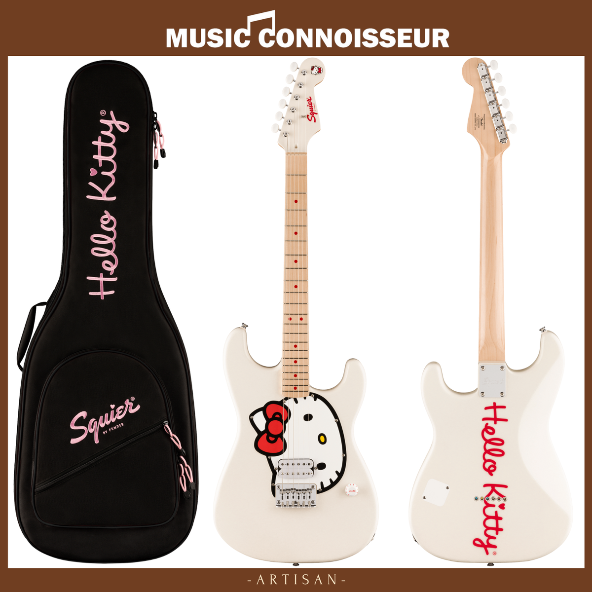 Squier Limited Edition Hello Kitty Stratocaster Electric Guitar