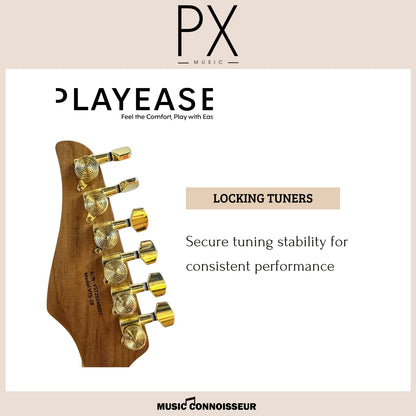 PX Virtuoso S-Style Electric Guitar (Sunburst)