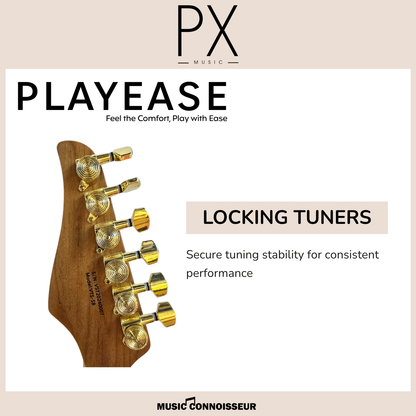 PX Virtuoso S-Style Electric Guitar (Sunburst)