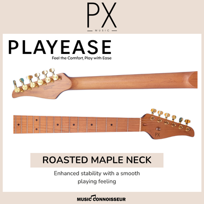 PX Virtuoso S-Style Electric Guitar (Sunburst)