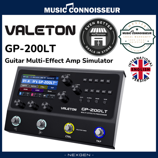 Valeton GP-200LT Guitar Multi-Effect Amp Simulator (Black)