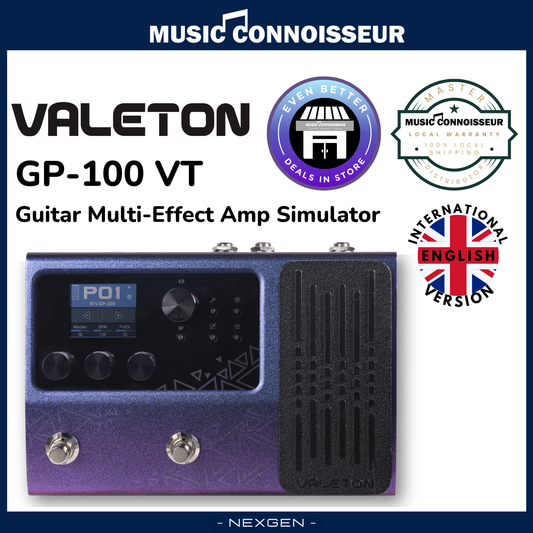 Valeton GP-100VT Guitar Multi-Effect Amp Simulator (Purple)