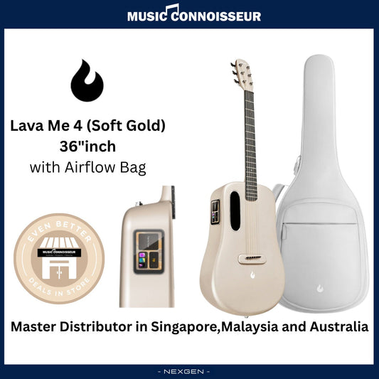 LAVA ME 4 Carbon 36" with Airflow Bag (Soft Gold)