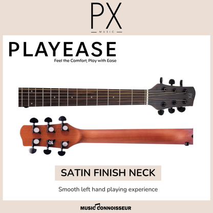 PX Allegro 36" Acoustic Guitar w/ Pickup (Natural)