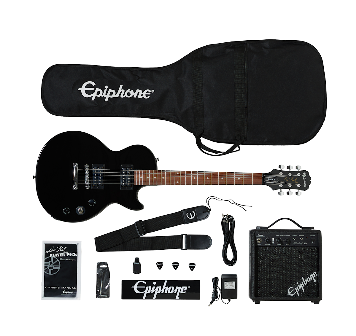 Epiphone Les Paul Player Pack (Ebony)