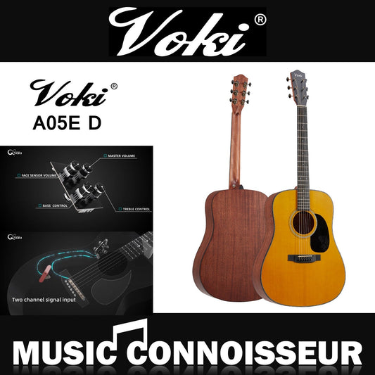 Voki A05E Artisan Series (D) Acoustic Guitar