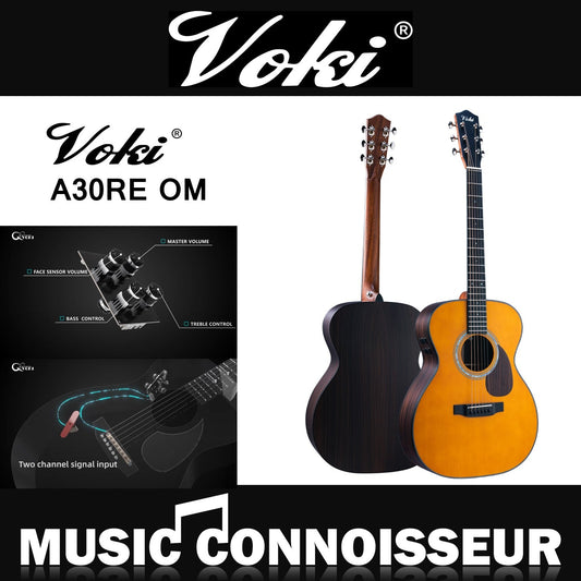 Voki A30RE Artisan Series (OM)  Acoustic Guitar