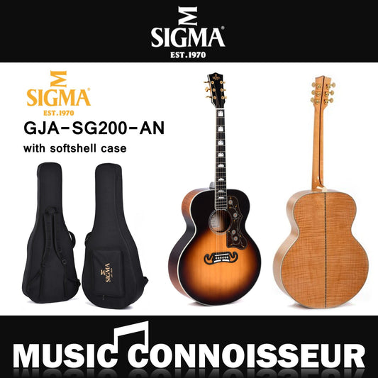 Sigma GJA-SG200-AN Acoustic Guitar W/CASE