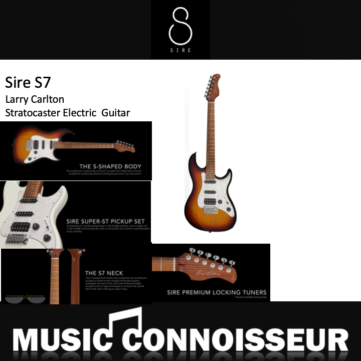 Sire S7 Larry Carlton Electric Guitar (3 Tone Sunburst)