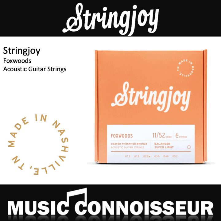 Stringjoy Foxwoods Coated Acoustic Strings 11/52