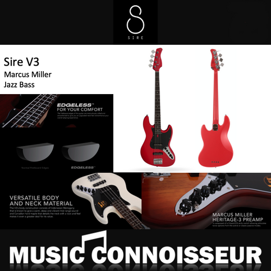 Sire Marcus Miller V3 4 Strings Bass (2nd Gen - Red Satin)