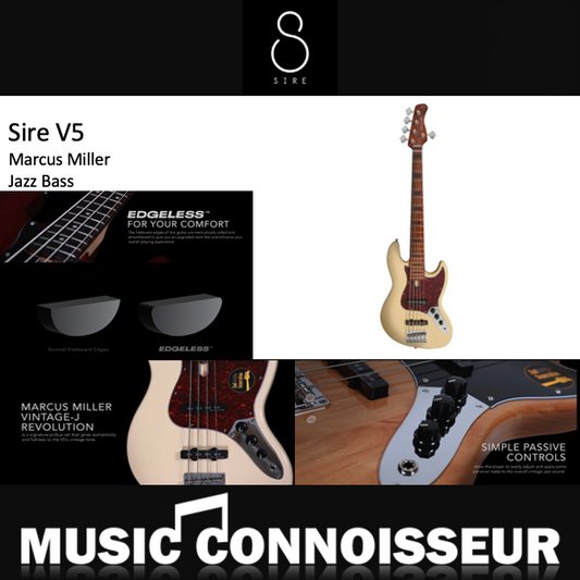 Sire Marcus Miller V5 Alder 5 Strings Bass (2nd Gen - Vintage White)