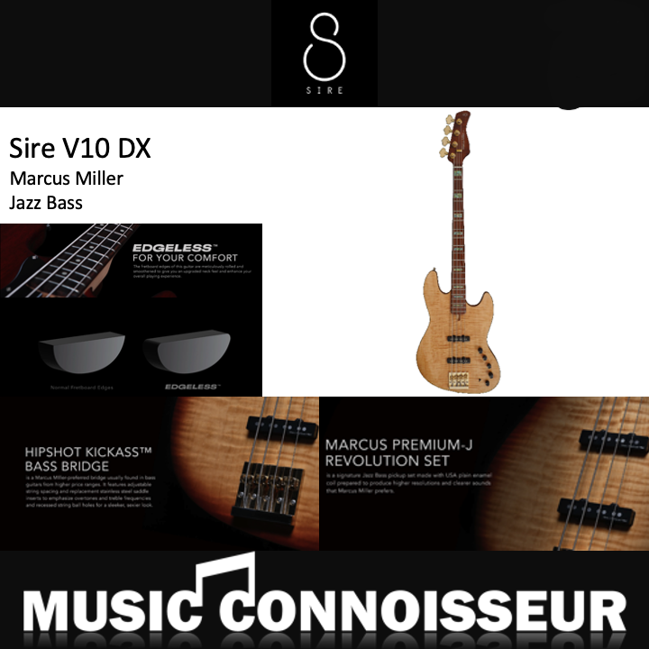 Sire Marcus Miller V10 DX4 Strings Bass (Natural)