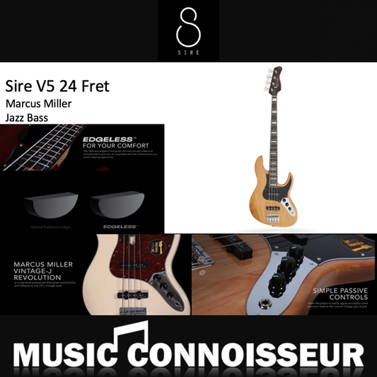 Sire Marcus Miller V5 24 Frets Alder 4 Strings Bass (2nd Gen - Natural)