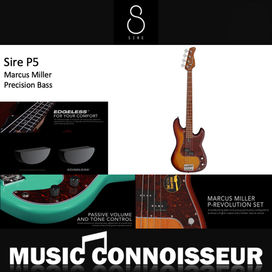 Sire Marcus Miller P5 Alder 4 Strings Bass (Tobacco Sunburst)