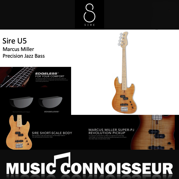 Sire Marcus Miller U5 Alder 4 Strings Bass (2nd Gen - Natural - Satin)