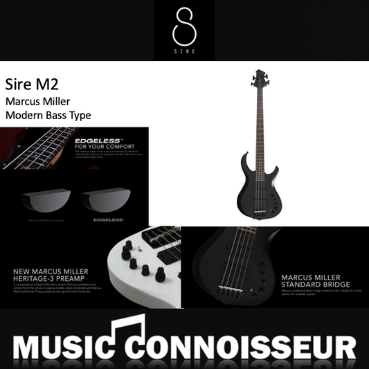 Sire Marcus Miller M2 4 Strings Bass (2nd Gen - Transparent Black)