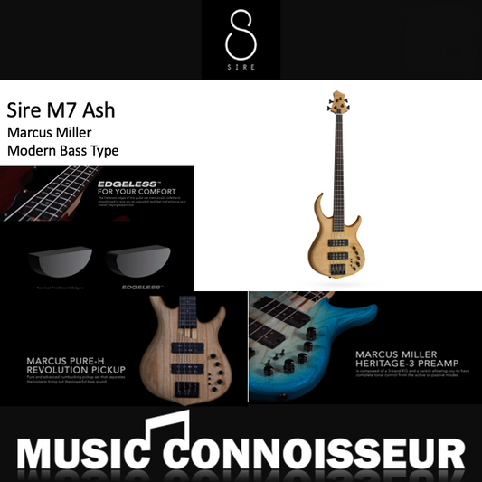 Sire Marcus Miller M7 Ash 4 Strings Bass (2nd Gen - Natural - Satin)