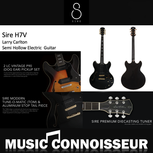Sire H7V Larry Carlton Electric Guitar (Black)